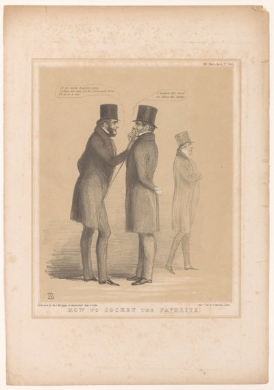 Spotprent møtte Lord Bentinck og Smith O