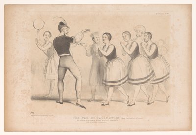 Spotprent på engelsk innenlands politikk The pas de facination (fra balletten til Alma) Som nylig fremført av Hennes Majestets tjenere / Med en ny rollebesetning (tittel på objekt) HB Sketches (serietittel på objekt) av John Doyle