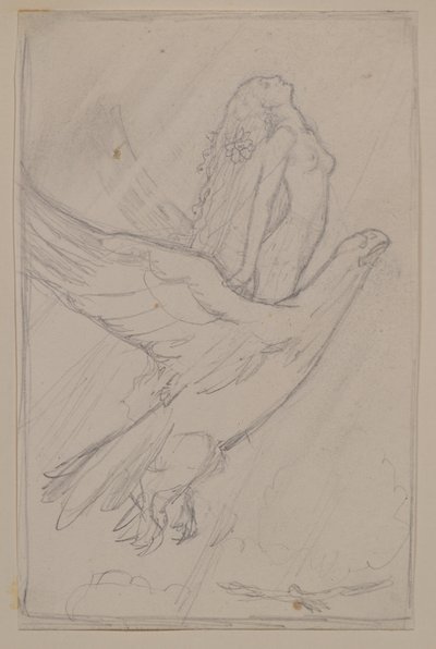 Ceyte forsøker å nå solen (blyant) av John Duncan