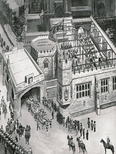 Kroningen av kong George V og dronning Mary, London, 1911. av John Duncan
