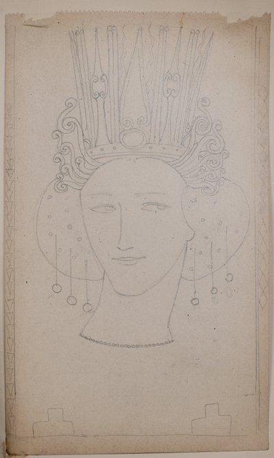 Maeve (blyant) av John Duncan