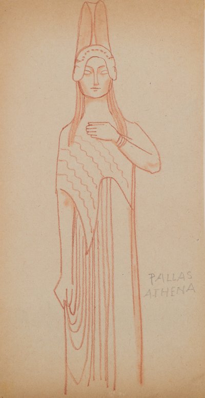 Pallas Athena (blyant) av John Duncan