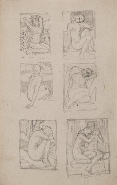 Idealets prest, Stephen Grahams (blyant) av John Duncan