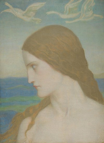 Venus som aldri ble ferdig, 1910-20 (tempera på lerret) av John Duncan