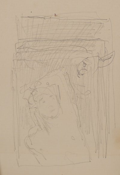 Uten tittel [Mannfigur] (blyant) av John Duncan