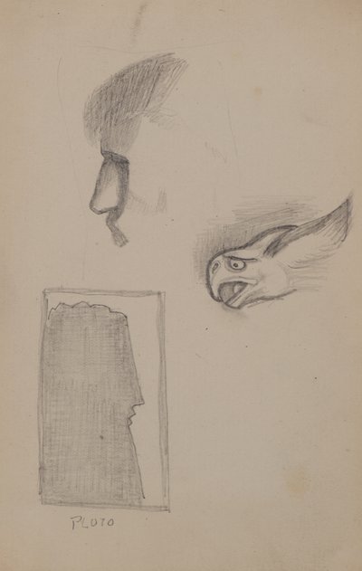 Uten tittel [Blyantskisser] (blyant) av John Duncan