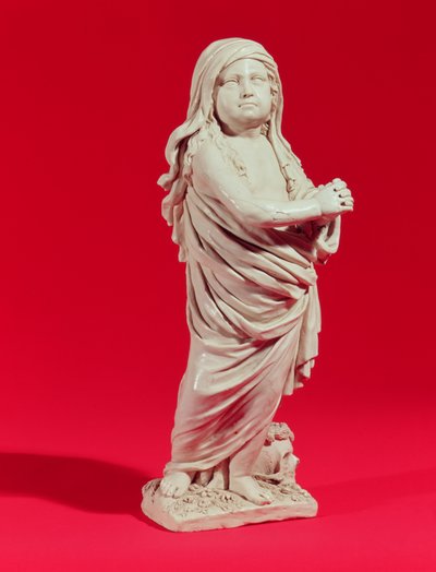 Lydia Dwight Resurrected, 1674 (plateglasert steintøy) av John Dwight
