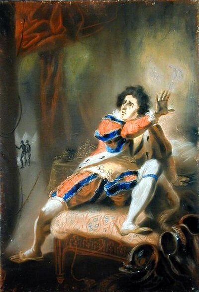 John Philip Kemble (1757-1823) - Shakespeares Richard III (pastell på vellum) av John Eckstein