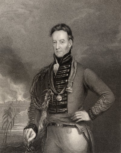 Sir Charles Shipley, guvernør i Grenada, gravert av H. Cook, fra 