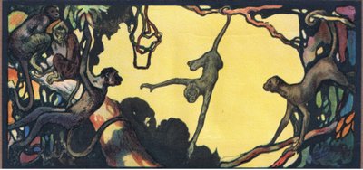 Spider Monkeys av John Edwin Noble