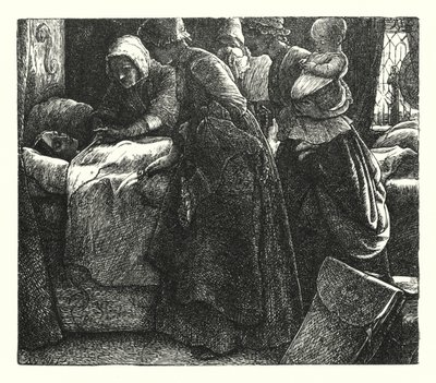 Lord of Burleigh (gravering) av John Everett (after) Millais