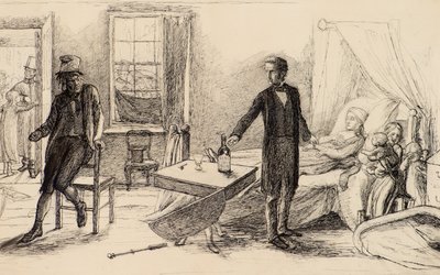 Drikke av John Everett (attr.to) Millais