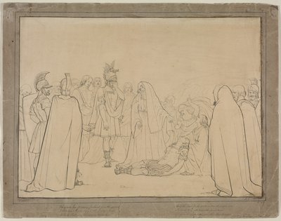 Aeneas viste kroppen til Pallas fra Virgils Aeneid, 1843. av John Everett Millais