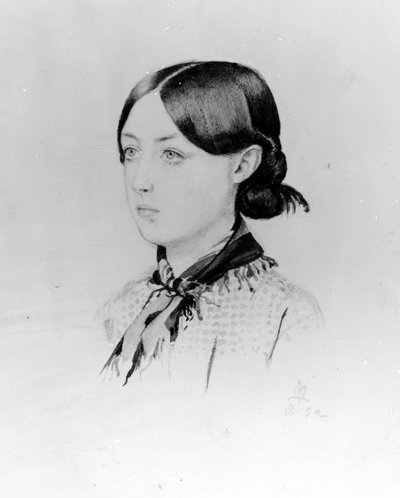Ann Lynn, 1852 (wc på papir) av John Everett Millais