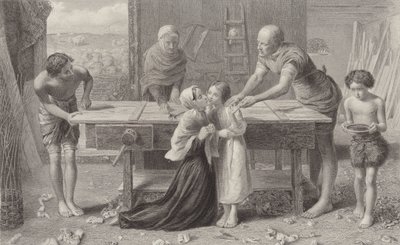 Kristus i foreldrenes hus av John Everett Millais