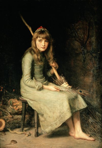 Askepott, 1881 av John Everett Millais