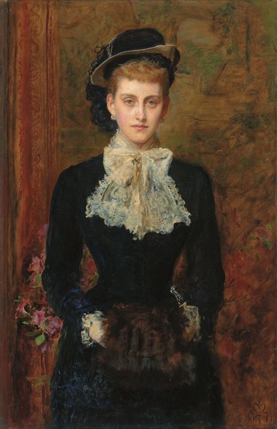 Grevinne de Pourtales, den tidligere fruen, 1876 av John Everett Millais