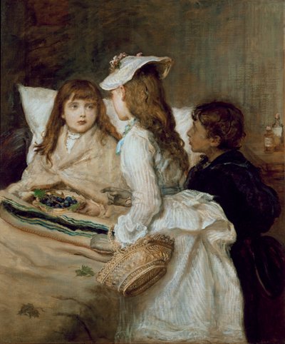 Blir bedre, 1876 av John Everett Millais