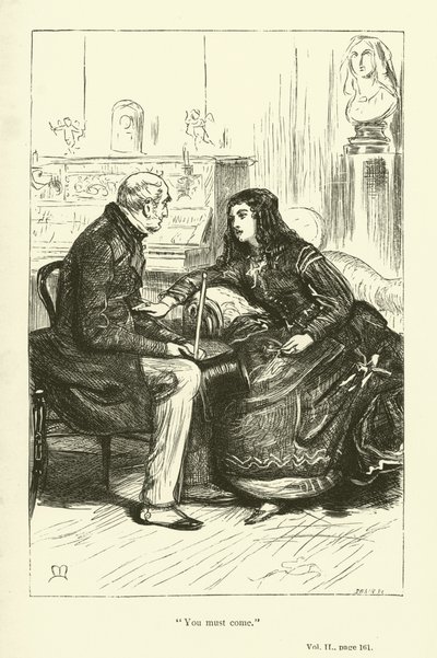 Illustrasjon for Phineas Finn av Anthony Trollope av John Everett Millais