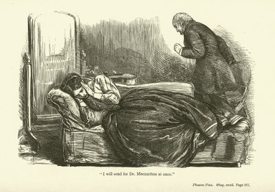 Illustrasjon for Phineas Finn av Anthony Trollope av John Everett Millais