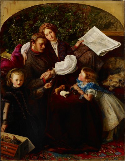 Fred sluttet, 1856 av John Everett Millais