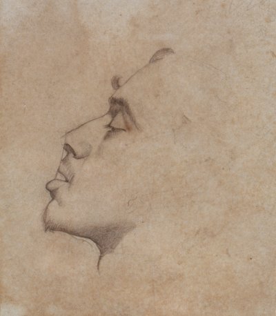 Portrettsjef av Dante Gabriel Rossetti (1828-82) av John Everett Millais