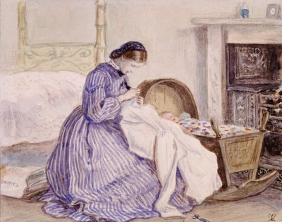 Stewart Harrisons The Iceberg - The Seamtress, 1860. av John Everett Millais