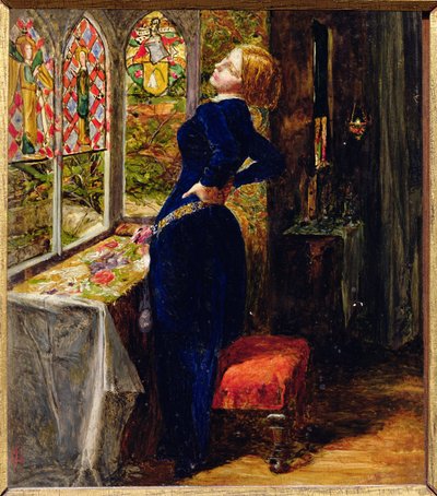 Studie for Mariana i Moated Grange (se MAK 618) av John Everett Millais