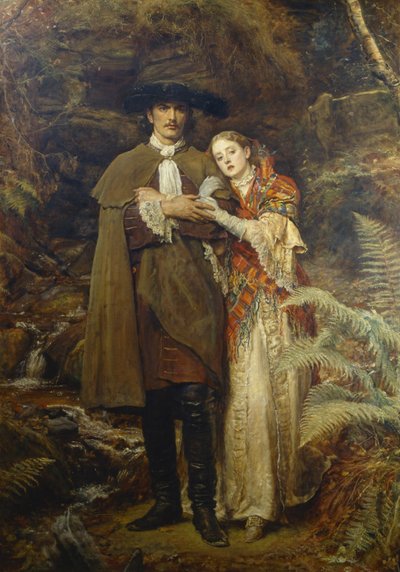 Bruden av Lammermoor av John Everett Millais