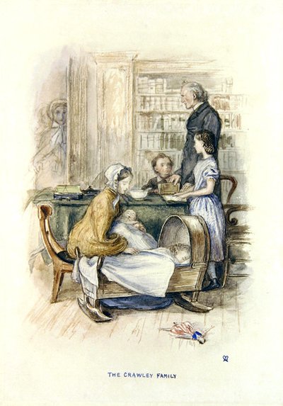 Crawley-familien av John Everett Millais