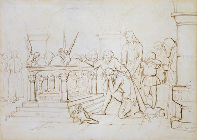Korsfarerens retur, 1840 av John Everett Millais