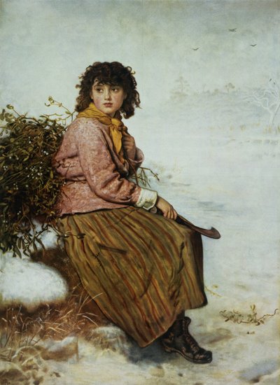 Mistelteinsamleren, 1894 av John Everett Millais