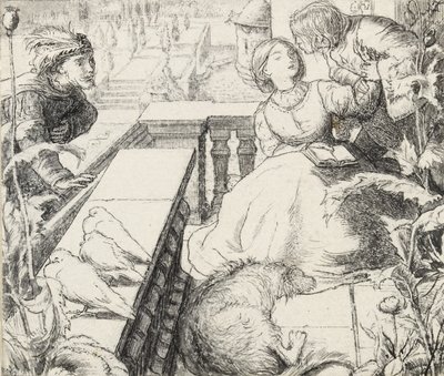 The Sleeping Palace, sent på 1800-tallet av John Everett Millais