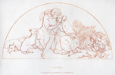Ungdom, 1800-tallet. av John Everett Millais