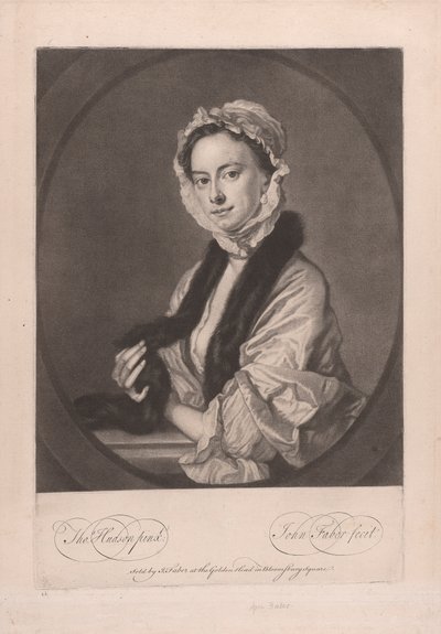 Fru Faber av John Faber the younger