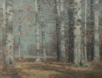 Autumn Beeches, ca. 1908-1915 (olje på lerret) av John Fabian Carlson