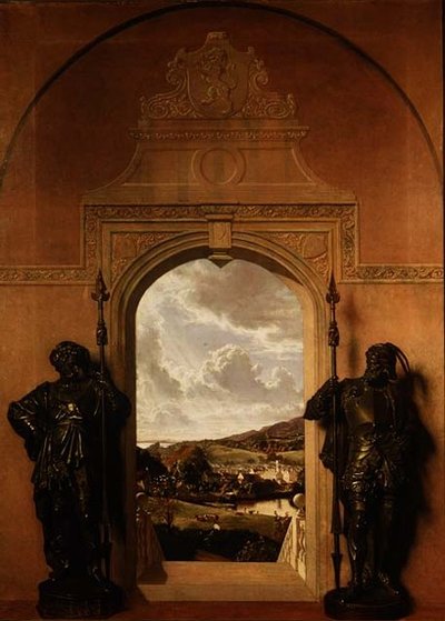 Gatehouse of Fleet, fra kunstnerens hus av John Faed