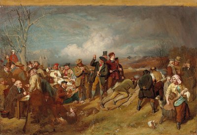 Wappenshaw: A Shooting Match, av John Faed