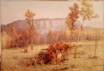 East Rock, New Haven, ca. 1901 (olje på lerret) av John Ferguson Weir