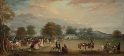 Bueskytingsmøte i Bradgate Park, Leicestershire av John Ferneley