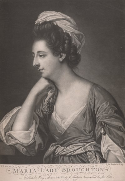 Maria, Lady Bronghon (d. 1785) av John Finlayson