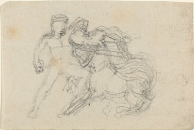 Kamp mellom mennesket og kentauren av John Flaxman