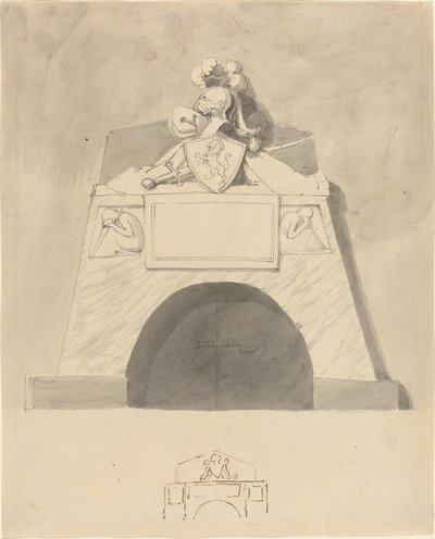 Design for et monument av John Flaxman