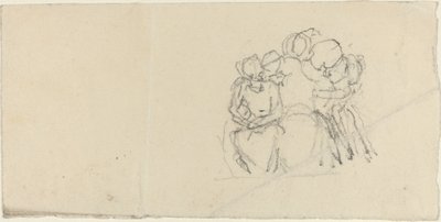 Gruppe av figurer rundt sittende figur av John Flaxman