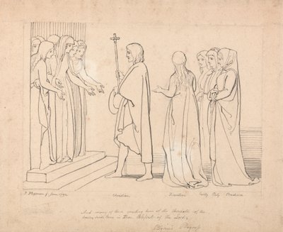 Illustrasjon til Pilgrims fremgang av John Flaxman