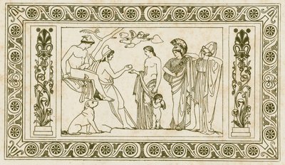 Paris#39; dom (illustrasjon) av John Flaxman