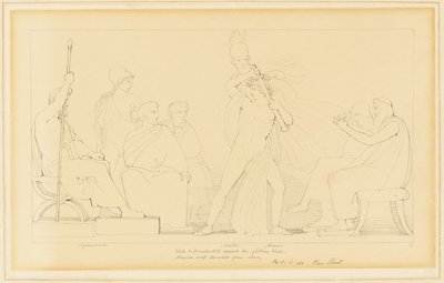 Minerva og Achilles av John Flaxman
