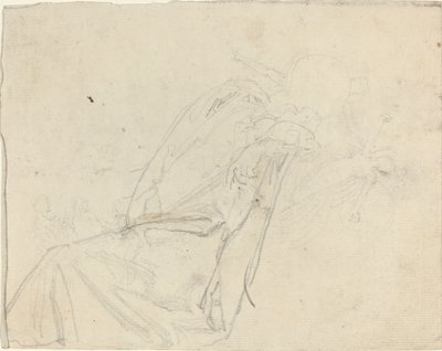 Studieark [rekto og verso] av John Flaxman