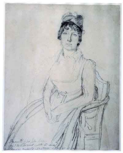 Skisse av Eliza Soane, ca. 1800 av John Flaxman
