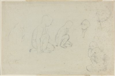 Studier av en knelende gutt av John Flaxman